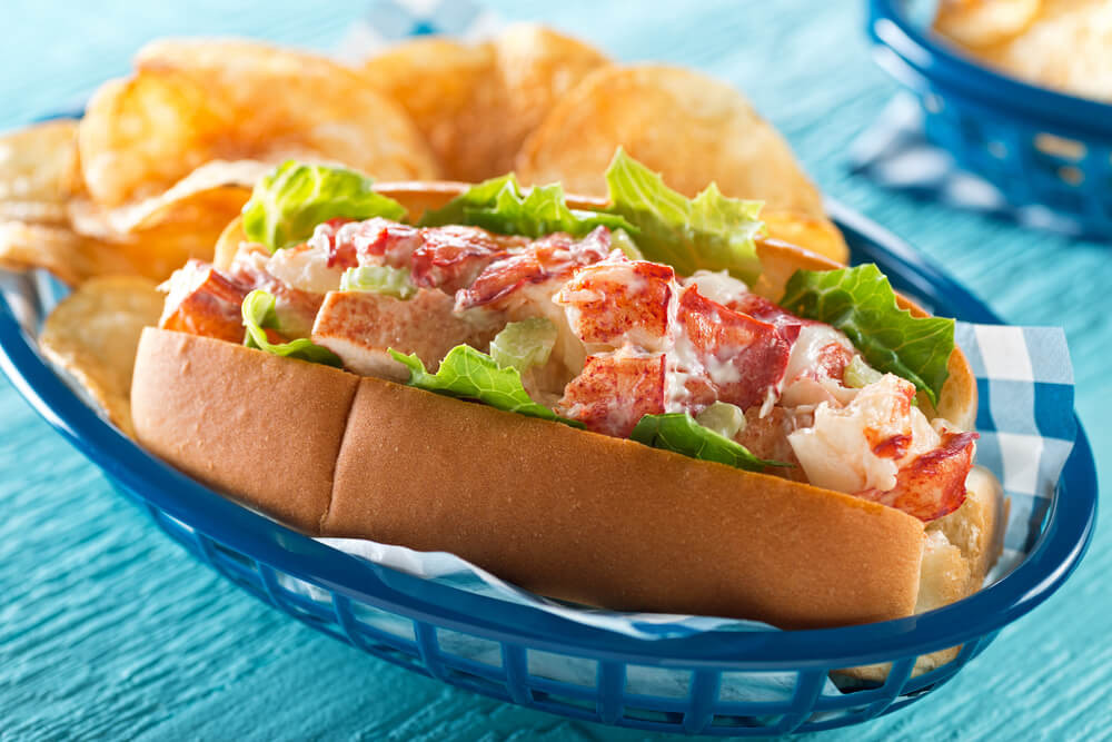 vegan lobster roll
